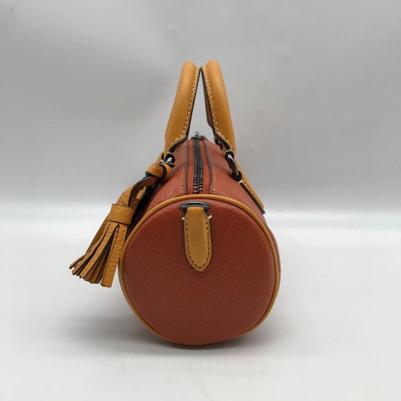 Coach Orange Pebbled Leather Lacey Crossbody Bag CB876 - Picture 4 of 11